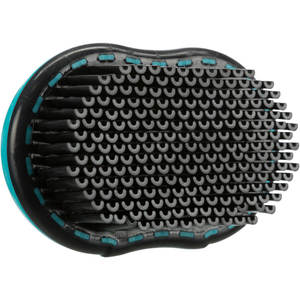 Brosse pour tissus d'ameublement et textiles TPR 7 x 10 cm noire/turquoise pour le toilettage des animaux de compagnie - Product Image 5