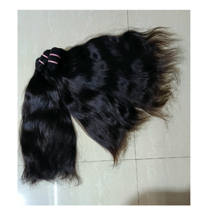 Premium Genius Weft Virgin Indian Human Hair 100% Natural Black Temple Sourced <b>Body</b> <b>Wave</b> and Kinky Straight - Product Image 3