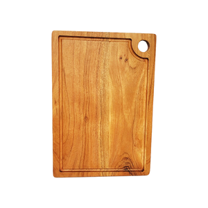 Planche à découper en bois d'acacia de qualité supérieure avec rainure profonde pour les jus, pour la cuisine à domicile - Product Image 1