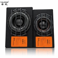 Subwoofer Activo de 10 Pulgadas en Caja de Madera, Sistema de Audio para Auto, Altavoz de Bajos con Amplificador Integrado, Fabricación OEM/ODM Personalizada
