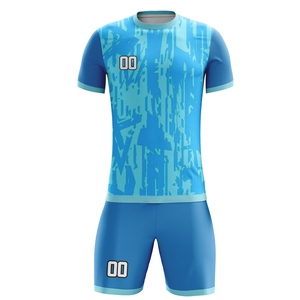 Derniers modèles de maillots de football de qualité supérieure, couleur unie, uniforme de football personnalisé - Product Image 4