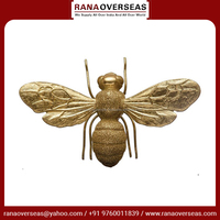 Figurine d'abeille en métal de qualité supérieure, moderne et écologique, motif sculpté, best-seller, décoration de Noël pour la maison, le bureau et l'hôtel