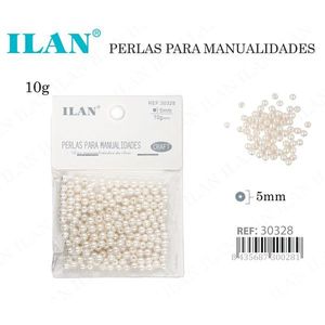 Perle per artigianato Il Beads, perle bianche da 5 mm per manualidades, 10 g - Product Image 2