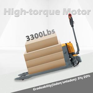 Meilleure Vente Chariot Élévateur Électrique Complet 3300lbs pour Entrepôt avec Fourches Réglables - Product Image 2