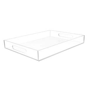 Bandeja Rectangular de Acrílico Premium con Acabado Lacado Brillante, Diseño Moderno para Catering y Uso en Mesa - Product Image 2