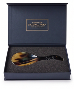 Nouvelle cuillère à tête large en corne et bois, avec manche motif poisson, pour la table, la vaisselle, la cuisine, les fêtes et l'hôtellerie - Product Image 4