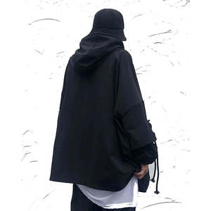 Men's Techwear Hoodie Cyberpunk Tactical Streetwear Cargo Pullover Multi-Pocket Harajuku Urban Darkwear Hip Hop <b>Gothic</b> <b>Jacket</b> - Product Image 3