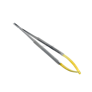 Gold Spring Handle Needle Holder, 5.9inch (15cm), STR Tips W/o Lock - Product Image 1