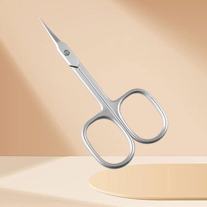 Wholesale Professional <b>Cuticle</b> <b>Scissors</b> Stainless Steel Straight Blade Purple Handle Durable Manicure Tools for Adults - Product Image 2
