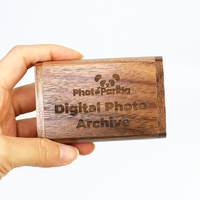 Stik memori Flash Drive Logo kustom, USB 3.0 kayu promosi 4GB 2GB 1GB kapasitas 4GB dalam berbagai ukuran