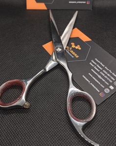 OEM Customized Logo Professional <b>Hairdressing</b> Stainless Steel Right-Handed Long Handle Barber Shears 28 Teeth <b>Best</b> Selling New - Product Image 3