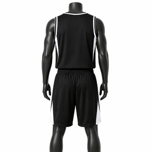 Ensemble maillot et short de style jersey pour équipes, écoles, jeunes et adultes, ensembles de basketball en gros, uniformes de basketball personnalisés par sublimation - Product Image 3