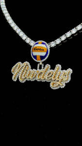 Nouveau Arrivé Bling Glacé Conception Personnalisée Émail Bail Lettres Pendentifs Pavé Moissanite Pendentif Pour Hommes Hip Hop Rappeur Bijoux - Product Image 6