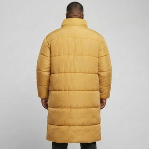 <b>Men's</b> Winter Long Puffer Coat With Stand Collar <b>Men</b> <b>Warm</b> Quilted Puffer Winter Long <b>Jacket</b> Zipper Down Puffer Bubble Long Coat - Product Image 2