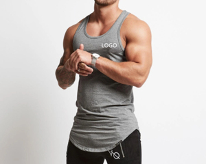 เสื้อกล้ามออกกำลังกายผู้ชายแบบแห้งเร็ว ระบายอากาศได้ดี สำหรับฟิตเนส วิ่ง หรือเล่นกีฬา  รับผลิตตามสั่ง (OEM) ขายส่ง - Product Image 2