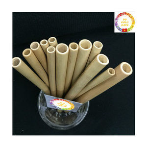 Bamboo Drinking <b>Straws</b> | Natural Carbonized <b>Reusable</b> Eco <b>Straws</b> 8mm Bulk Manufacturer - Product Image 3