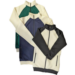 Survêtement unisexe d'hiver en polaire coupe-vent respirant avec pantalon, col montant, multiples poches, fermeture éclair unie, en coton, décontracté, design 2-en-1 - Product Image 4