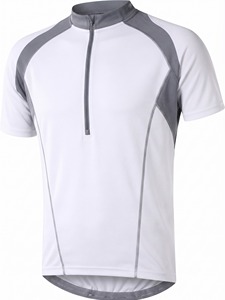 Maillot de cyclisme homme à manches courtes, fermeture éclair intégrale, respirant, pour vélo de route, logo sur le devant, couleur personnalisable, prix de gros - Product Image 3