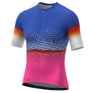 Maillot de Ciclismo para Hombre Pro-Series, Spandex Poliéster, Elástico en Cuatro Direcciones, Impresión Digital Cortada con Láser, Manga Corta, Camiseta Deportiva para Ciclismo - Product Image 2