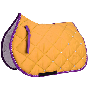 Customized Equestrian Horse <b>Saddle</b> Pad Horse Riding <b>Saddle</b> stain Horse Protective Accessories Breathable <b>Saddle</b> <b>Cover</b> pad OEM - Product Image 4