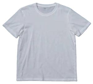 Camiseta lisa de manga corta con cuello redondo de punto de algodón 100% suave de alta calidad con logotipo personalizado para hombre - Product Image 5