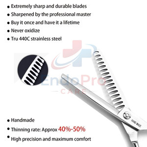 High Quality Hair Thinning <b>Scissors</b> Precision Teeth Hair Thinning <b>Scissors</b> Comfortable Grip Salon Tool Hair Thinning <b>Scissors</b> - Product Image 3