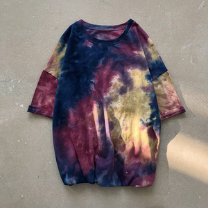 เสื้อยืดลำลองคุณภาพพรีเมียม ลายมัดย้อม พร้อมโลโก้และงานพิมพ์ตามสั่ง ผ้าฝ้าย 100% ใส่ได้ทั้งชายและหญิง - Product Image 5