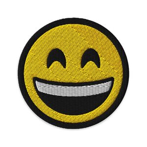 Six Trend Sports Patch brodé circulaire pour vêtement, à coudre avec épingle de sûreté, en tissu jaune et noir, style simple - Product Image 1