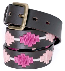 Ceinture en cuir Polo classique à motif argentin, boucle en laiton tressée à la main, pour homme, style décontracté, prix OEM LBP-0039C - Product Image 5