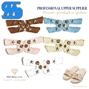 <span class=keywords><strong>Sandali</strong></span> da Donna con Decorazione a Stella Marina, Ordine Personalizzato MOQ300 per il Mercato Argentino, Consegna in 30 Giorni EXW - Product Image 1