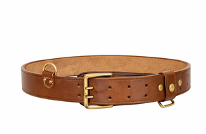 Ceinture en cuir marron de qualité supérieure, bandoulière réglable, accessoire de style formel pour événements et fonctions - Product Image 4