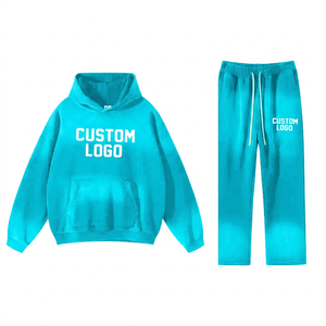Custom <b>Y2K</b> Vintage Sun Faded <b>Tracksuit</b> For Men 2026 New Design Streetwear Men's Sun Faded <b>Tracksuits</b> Set - Product Image 4