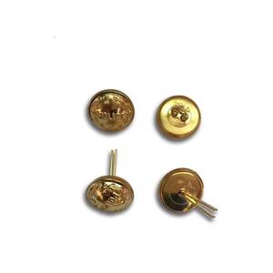 Custom Brass Metal Snap <b>Button</b> Round Shank <b>Button</b> Plated Garment Decor for Jeans Coat Cap - Product Image 4