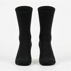 Performance Crew Cushioned Athletic Sports <b>Socks</b> Sweat-Absorbent Customized Color Breathable Running Gym Training Fitness Gear - Product Image 1