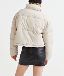 Women's <b>Quilted</b> Puffer Jacket Custom Hooded Warm <b>Winter</b> Jacket OEM ODM Bulk Wholesale Manufacturer Supplier - Product Image 3