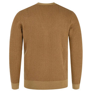 100% High Quality Cotton Brown Plain <b>Cardigan</b> Sweater Breathable Anti Wrinkle Anti Shrink Custom Logo Winter Top - Product Image 4