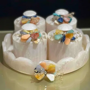 Premium Handcrafted Eco-Friendly Resin Moisture-Proof Dry Fruit Serving <b>Set</b> Decorative Kitchen <b>Canister</b> Collection Candy Storage - Product Image 2