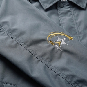 Mens/Womens Lightweight 100% Nylon Hooded Short Breathable & Water-Resistant Outerwear <b>Packable</b> Rain Windbreaker <b>Jacket</b> - Product Image 3