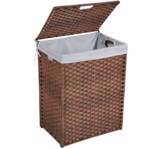 Vente en gros au Vietnam de paniers de rangement en osier de grande capacité au design moderne meubles de maison multifonctions à couvercle pour salon chambre à coucher - Product Image 4