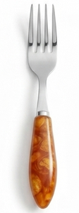 Juego de Cubiertos Elegantes de Acero Inoxidable con Mango de Madera, Color Sólido, Acabado Espejo, para Bodas, Hogar, Comedor, Mesa de Té, Hecho a Mano, Personalizable - Product Image 4