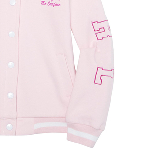 Custom Embroidery Women's Breathable Quilted Short Varsity Jacket Long Sleeve Plus Size Crop <b>Top</b> - Product Image 3