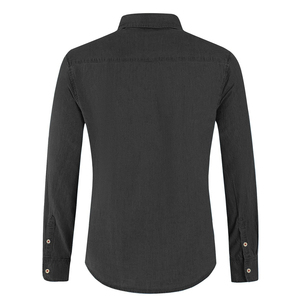 เสื้อเชิ้ตเดนิมแขนยาวสำหรับผู้ชาย คอลเลคชั่นใหม่ปี 2026 สวมใส่สบาย ปกคอพับ มีกระเป๋าเสื้อ ขายส่งเสื้อเชิ้ตเดนิมผู้ชาย - Product Image 6