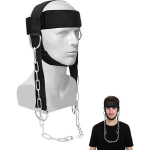 Arnés ajustable para levantamiento de pesas para ejercicios de flexión y extensión del cuello en gimnasios domésticos y centros de fitness comerciales - Product Image 1