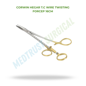 Corwin Hegar TC Wire Twisting Forcep 16cm Neuro Spine Surgical Instrument For Wire Twisting - Product Image 2