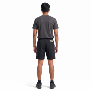 Custom Mens Utility Techwear <b>Shorts</b> Reflective Sashiko Embroidered Waterproof Ripstop Nylon OEM Activewear - Product Image 2
