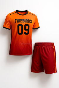 ชุดกีฬาฟุตบอลเสื้อฟุตบอลแบบระเหิดแห้งเร็วสำหรับนักฟุตบอลและนักฟุตบอล - Product Image 3