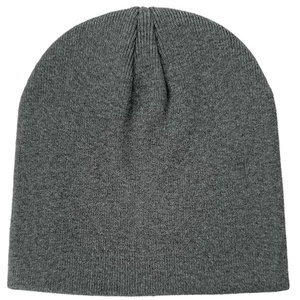Skully gris personnalisé en tissu épais avec revers - Product Image 3