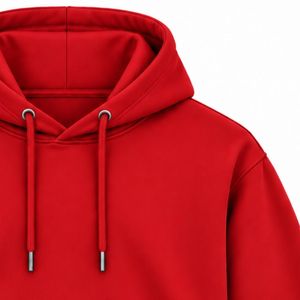 Mens <b>Red</b> Pullover <b>Hoodie</b> Plain Long Sleeve Casual Sweatshirt Custom Logo Streetwear Sportswear Gym Top Shoukat Apparel - Product Image 6