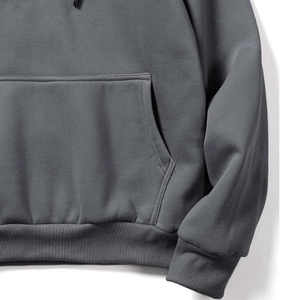 Sweat-shirts d'hiver respirants en molleton 100 % coton 360g pour hommes, avec logo personnalisé sur le devant, vente en gros, haute qualité, OEM - Product Image 3