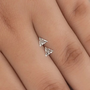 Diamantes Cultivados en Laboratorio de Primera Calidad, Corte Triangular, HPHT VVS VS, Pulido Brillante, R&K GEMS HK55 para Joyería, Entrega Rápida en 10-12 Días - Product Image 2